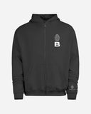 Heavy Brushed Zipper ICON Neon-Blue