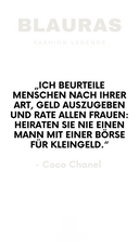 Coco Chanel - „Ich beurteile Menschen nach ihrer Art, Geld auszugeben