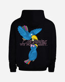 Oversize Hoodie GRACE deep black