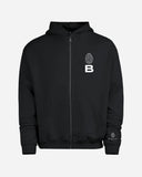 Heavy Brushed Zipper ICON Neon-Blue