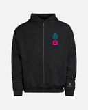 Heavy Brushed Zipper ICON Sky-Blue