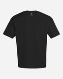 Oversize Tee – Signature Line whiteONblack