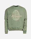 Heavy Oversized Sweater Vintage black//Creamy ONICON