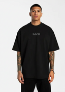 Oversize Tee – Signature Line whiteONblack