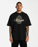 Oversize Tee // black X creamy ICON
