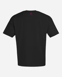 Oversize Tee – Signature Line pinkONblack